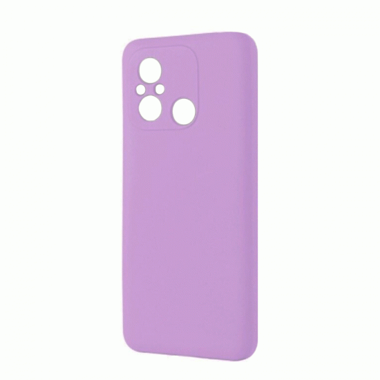 Θήκη Πλάτης Σιλικόνης Soft Back Cover για Xiaomi Redmi 12C Χρώμα : Μωβ