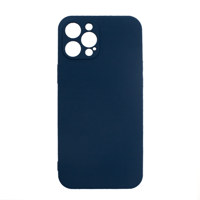 Soft Back Cover For IPhone 12 Pro Max - Color : Dark Blue