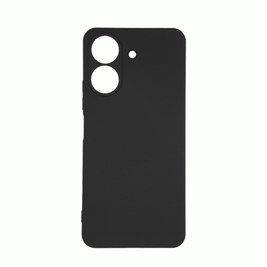 Θήκη Πλάτης Σιλικόνης TPU Back Cover για Xiaomi Redmi 13C / Poco C65 - Χρώμα : Μαυρο