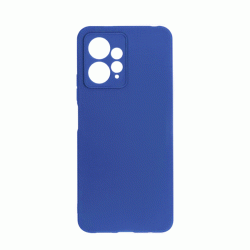 Θήκη Πλάτης Σιλικόνης Soft Back Cover για Xiaomi Redmi Note 12 4G Χρώμα : Σκούρο Μπλε
