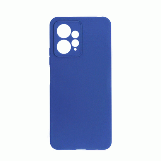 Θήκη Πλάτης Σιλικόνης Soft Back Cover για Xiaomi Redmi Note 12 4G Χρώμα : Σκούρο Μπλε