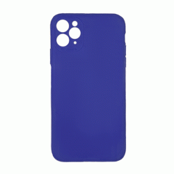 Θήκη Πλάτης Σιλικόνης Soft Back Cover για IPhone 11 Pro - Χρώμα : Σκούρο Μπλε