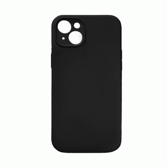 Θήκη Πλάτης Σιλικόνης Soft Back Cover για IPhone 14 Plus - Χρώμα : Μαυρο