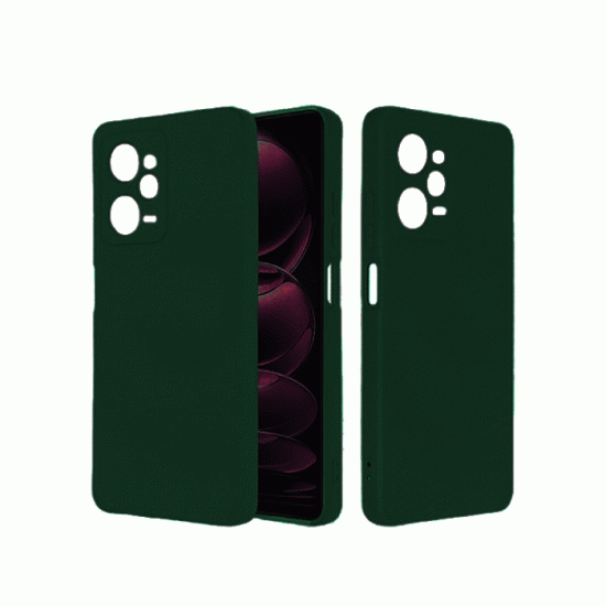 Θήκη Πλάτης Σιλικόνης Soft Back Cover για Xiaomi Redmi NOTE 12 PRO Χρώμα : Σκούρο Πράσινο