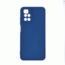 Θήκη Πλάτης Σιλικόνης Soft Back Cover για Xiaomi Redmi 10 2022 Χρώμα : Σκούρο Μπλε