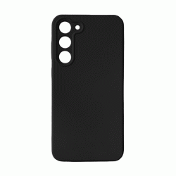Θήκη Πλάτης Σιλικόνης Soft Back Cover για Samsung S23 Plus Χρώμα : Μαυρο