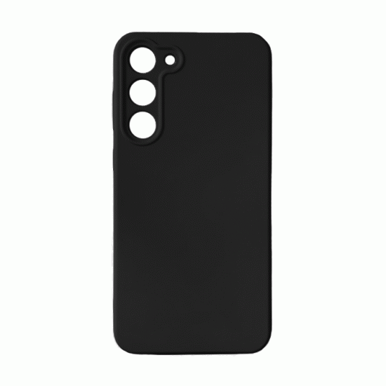 Θήκη Πλάτης Σιλικόνης Soft Back Cover για Samsung S23 Plus Χρώμα : Μαυρο