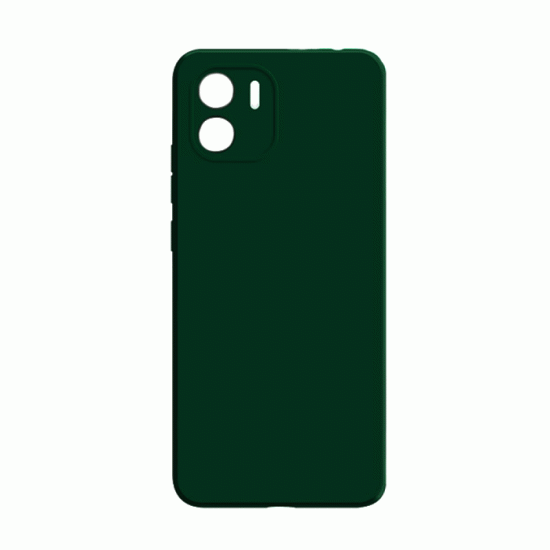 Θήκη Πλάτης Σιλικόνης Soft Back Cover για Xiaomi Redmi A1 4G / A2 2022 - Χρώμα : Σκούρο Πράσινο