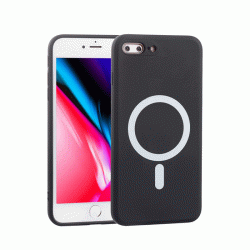 Magsafe Back Cover / Μαγνητική Θήκη HQ Για Iphone 7 Plus/ 8 Plus - Χρώμα : Μαυρο