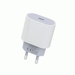 PZX P43 Φορτιστής κινητού / Mobile Charger PD 20W με 1 Θύρα Type-C - Χρώμα: Λευκό