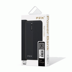 PZX V07 Power Bank Με 2 Θύρες USB-A 10000Mah - Χρώμα: Μαύρο