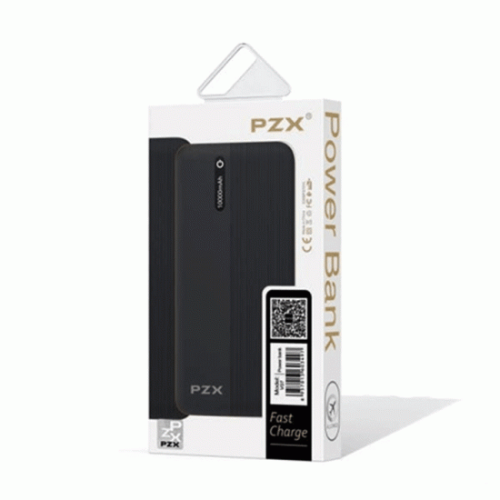 PZX V07 Power Bank Με 2 Θύρες USB-A 10000Mah - Χρώμα: Μαύρο
