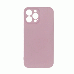 Θήκη Πλάτης Σιλικόνης Soft Back Cover για IPhone 13 Pro - Χρώμα : Μωβ
