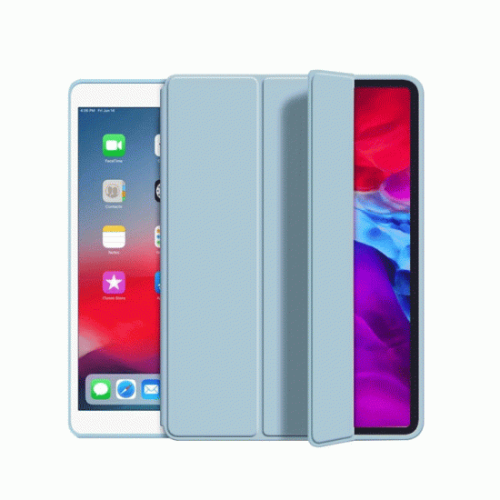 Θήκη Slim PD Smart Tri-Fold Cover HQ Με Pen Case για TAB A7(2020)10.4 - Χρώμα: Γαλάζιο
