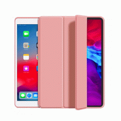 Θήκη Slim PD Smart Tri-Fold Cover HQ Με Pen Case για TAB S6 Lite 2022 10.4 - Χρώμα: Χρυσό Ροζ