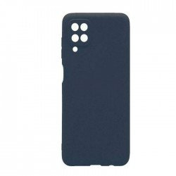 Θήκη Πλάτης Σιλικόνης Soft Back Cover για Samsung A12/ M12 - Χρώμα : Σκούρο Μπλε