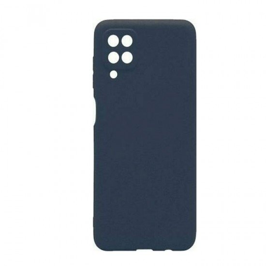 Θήκη Πλάτης Σιλικόνης Soft Back Cover για Samsung A12/ M12 - Χρώμα : Σκούρο Μπλε