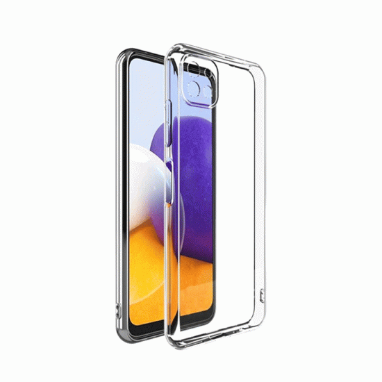 Θήκη Πλάτης Anti Shock 1.5mm για Samsung Galaxy A22 5G / A22S / F42 5G - Χρώμα : Διάφανο