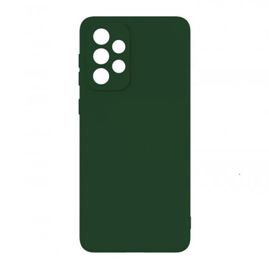 Θήκη Πλάτης Σιλικόνης Soft Back Cover για Samsung A53 5G - Χρώμα : Σκούρο Πράσινο