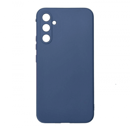 Θήκη Πλάτης Σιλικόνης Soft Back Cover για Samsung A34 - Χρώμα : Σκούρο Μπλε