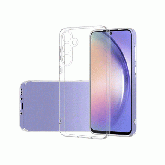 Θήκη Πλάτης Σιλικόνης TPU 1.5mm Back Cover για Samsung Galaxy A55 - Χρώμα : Διάφανο