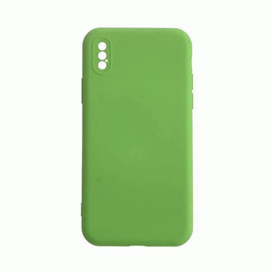 Θήκη Πλάτης Σιλικόνης Soft Back Cover για IPhone XS Max - Χρώμα : Πράσινο