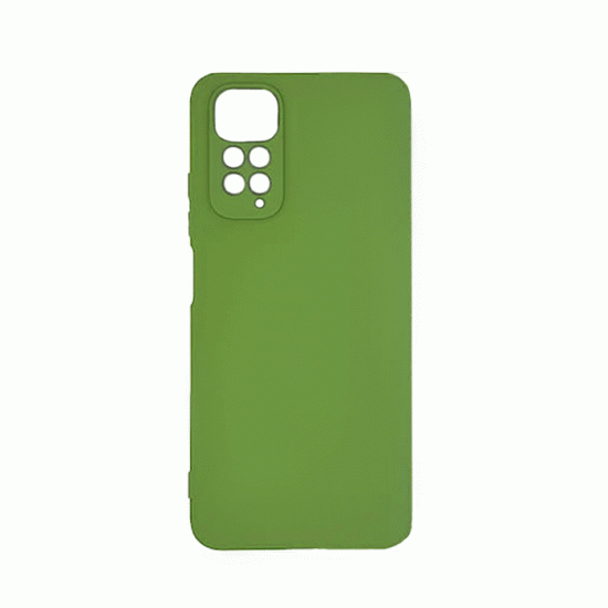 Θήκη Πλάτης Σιλικόνης Soft Back Cover για Xiaomi Redmi Note 11 4G Χρώμα : Πράσινο