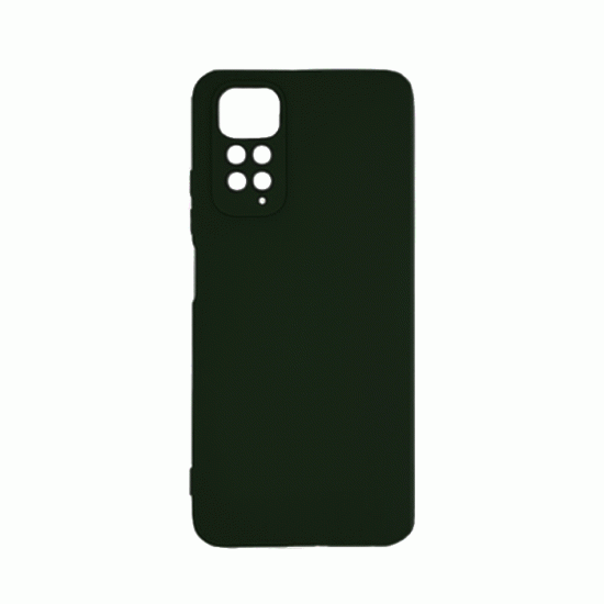 Θήκη Πλάτης Σιλικόνης Soft Back Cover για Xiaomi Redmi Note 11 4G Χρώμα : Σκούρο Πράσινο
