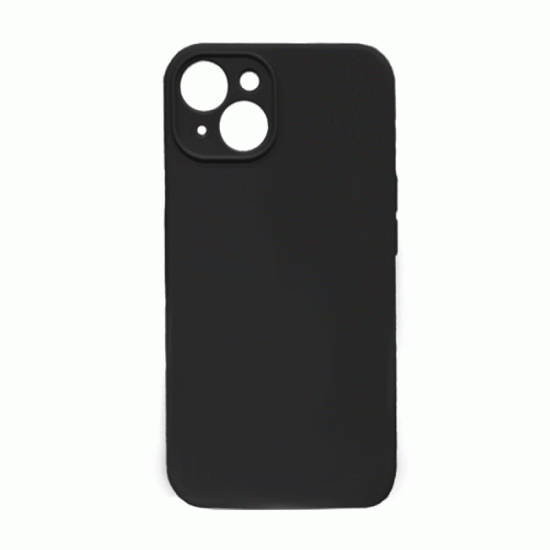Θήκη Πλάτης Σιλικόνης Soft Back Cover για IPhone 14 - Χρώμα : Μαυρο