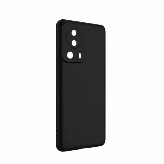 Θήκη Πλάτης Σιλικόνης Soft Back Cover για Xiaomi 13 Lite NFC 5G Χρώμα : Μαυρο