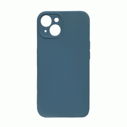 Θήκη Πλάτης Σιλικόνης Soft Back Cover για IPhone 14 - Χρώμα : Σκούρο Μπλε