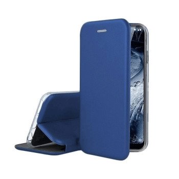 Smart Magnet Elegance Book For Iphone 11 (6.1) - Color : Dark Blue