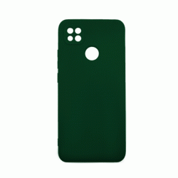 Θήκη Πλάτης Σιλικόνης Soft Back Cover για Xiaomi Redmi 9C / 10A / POCO C31 Χρώμα : Σκούρο Πράσινο