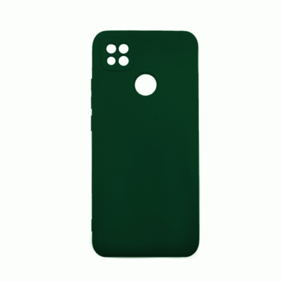 Θήκη Πλάτης Σιλικόνης Soft Back Cover για Xiaomi Redmi 9C / 10A / POCO C31 Χρώμα : Σκούρο Πράσινο