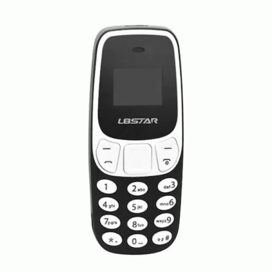 L8STAR BM10 Mini Phone με Ελληνικό Μενού - Χρώμα : Μάυρο 