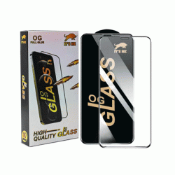 Προστασία Οθόνης OG Full Glass Full Glue Tempered Glass για Xiaomi Redmi 10C / 12C / Poco C40 / Poco C55 - Χρώμα: Μαύρο