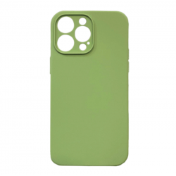 Θήκη Πλάτης Σιλικόνης Soft Back Cover για IPhone 14 Pro Max - Χρώμα : Πράσινο