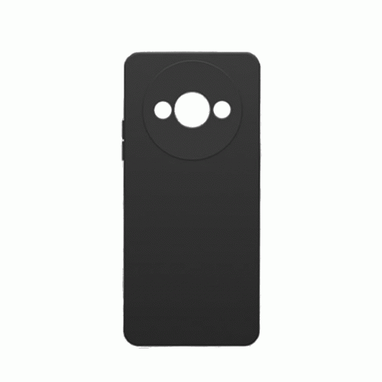 Back Silicone case for Xiaomi Redmi A3 4G - Color : Black