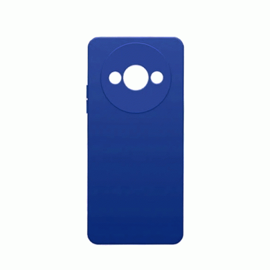 Back Silicone case for Xiaomi Redmi A3 4G - Color : Dark Blue