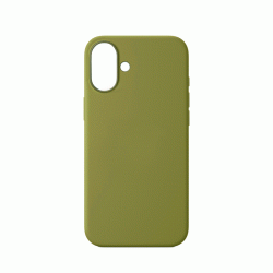 Θήκη Πλάτης Σιλικόνης Soft Back Cover για IPhone 16 - Χρώμα : Πράσινο της Ελιάς