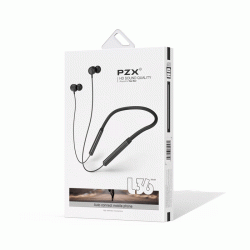 PZX L36 Ασύρματα Ακουστικά / In-ear Wireless Bluetooth Neckband 10mm Χρώμα : Μαυρο