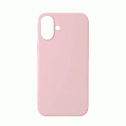 Θήκη Πλάτης Σιλικόνης Soft Back Cover για IPhone 16 - Χρώμα : Ροζ