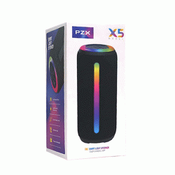 PZX X5 TWS Smart Wireless Bluetooth Light Speaker Με Led Color - Χρώμα : Μαυρο