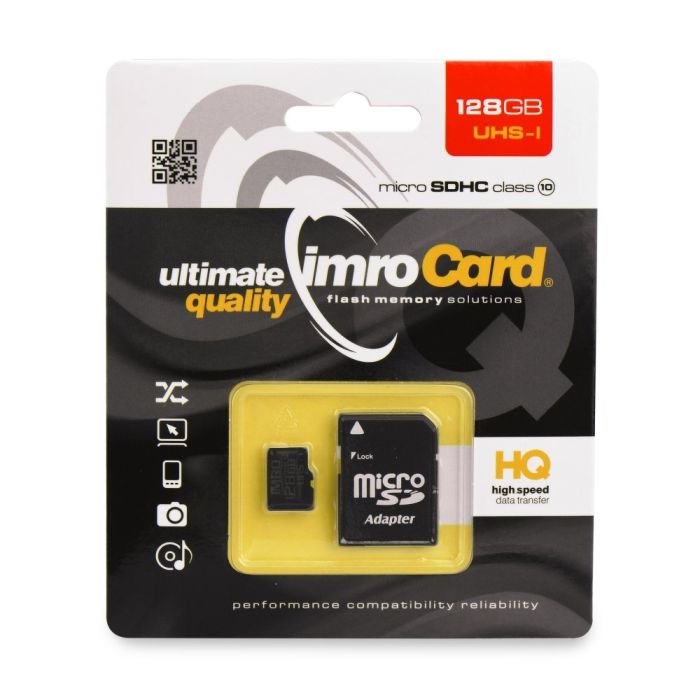 Imro Card HQ Memory Card 128GB With Adapter 