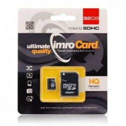 Imro Card HQ Memory Card 32GB With Adapter / Κάρτα Μνήμης
