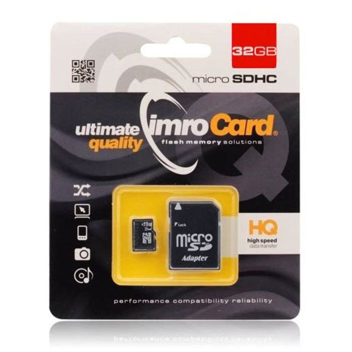 Imro Card HQ Memory Card 32GB With Adapter 