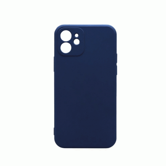 Θήκη Πλάτης Σιλικόνης Soft Back Cover για IPhone 11 - Χρώμα : Σκούρο Μπλε