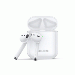 KINGLEEN Q37 Ακουστικά Ασύρματα Bluetooth 5.0 TWS Earpods Wireless Εarphones με θήκη φόρτισης - Χρώμα: Λευκό 