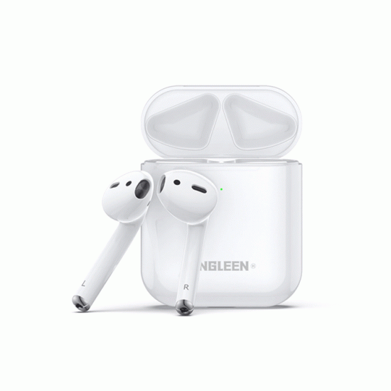 KINGLEEN Q37 Ακουστικά Ασύρματα Bluetooth 5.0 TWS Earpods Wireless Εarphones με θήκη φόρτισης - Χρώμα: Λευκό 