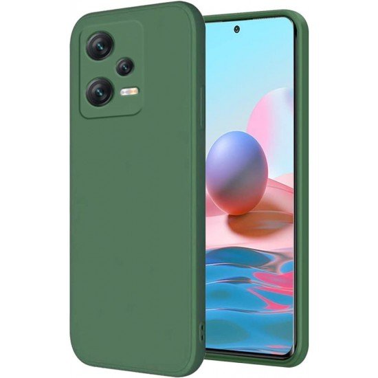 Θήκη Πλάτης Σιλικόνης Soft Back Cover για Xiaomi Poco X5 PRO 5G Χρώμα : Πράσινο